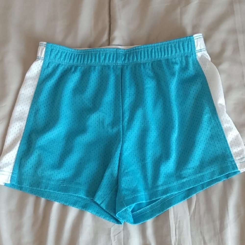 Girl's Blue Athletic Shorts